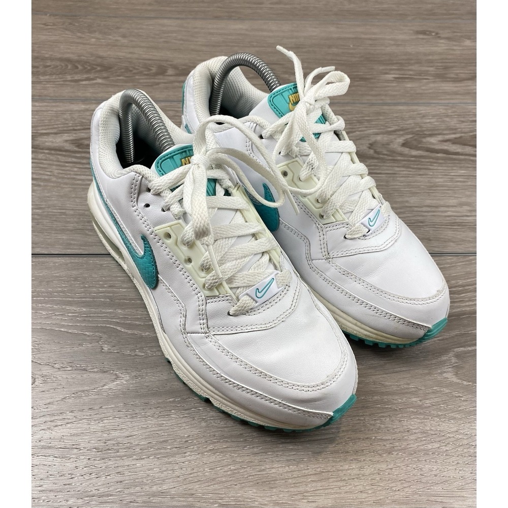 Nike Women's Air Max ST Low Top Sneakers White Teal Size 8